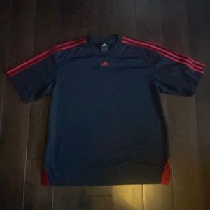 Mens Adidas Athletic Pullover Shirt Size Large
